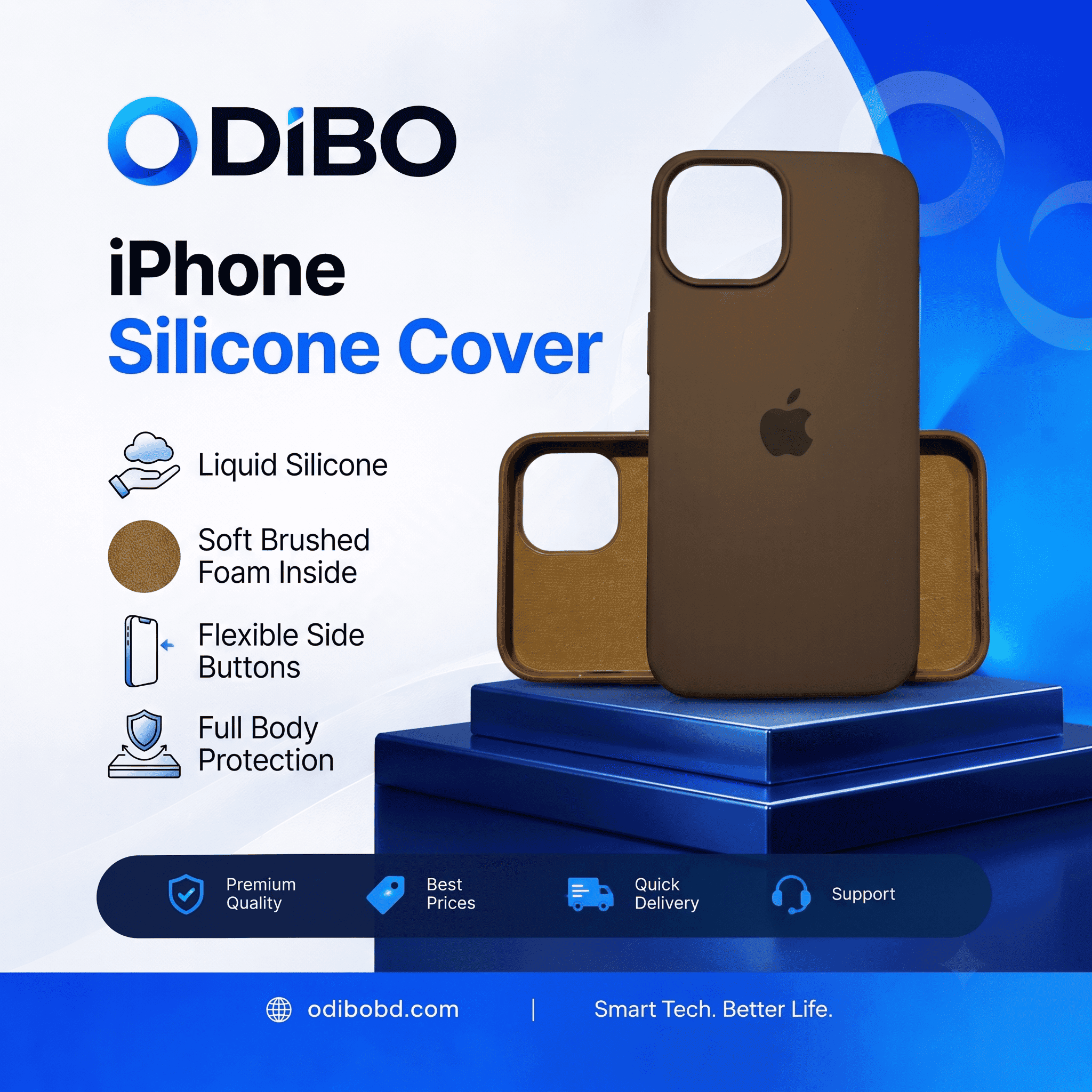 Chocolate Silicone Case