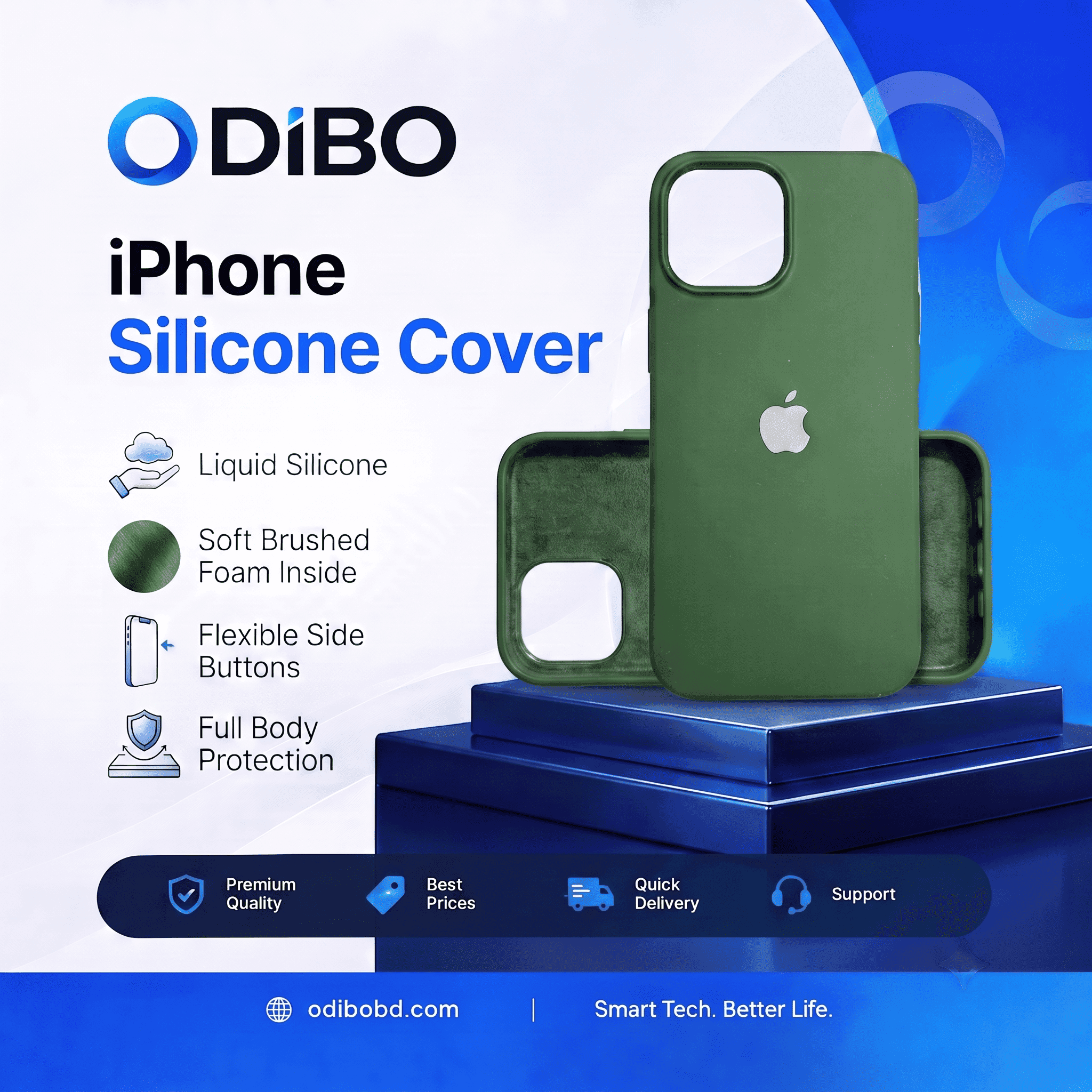 Green Silicone Case