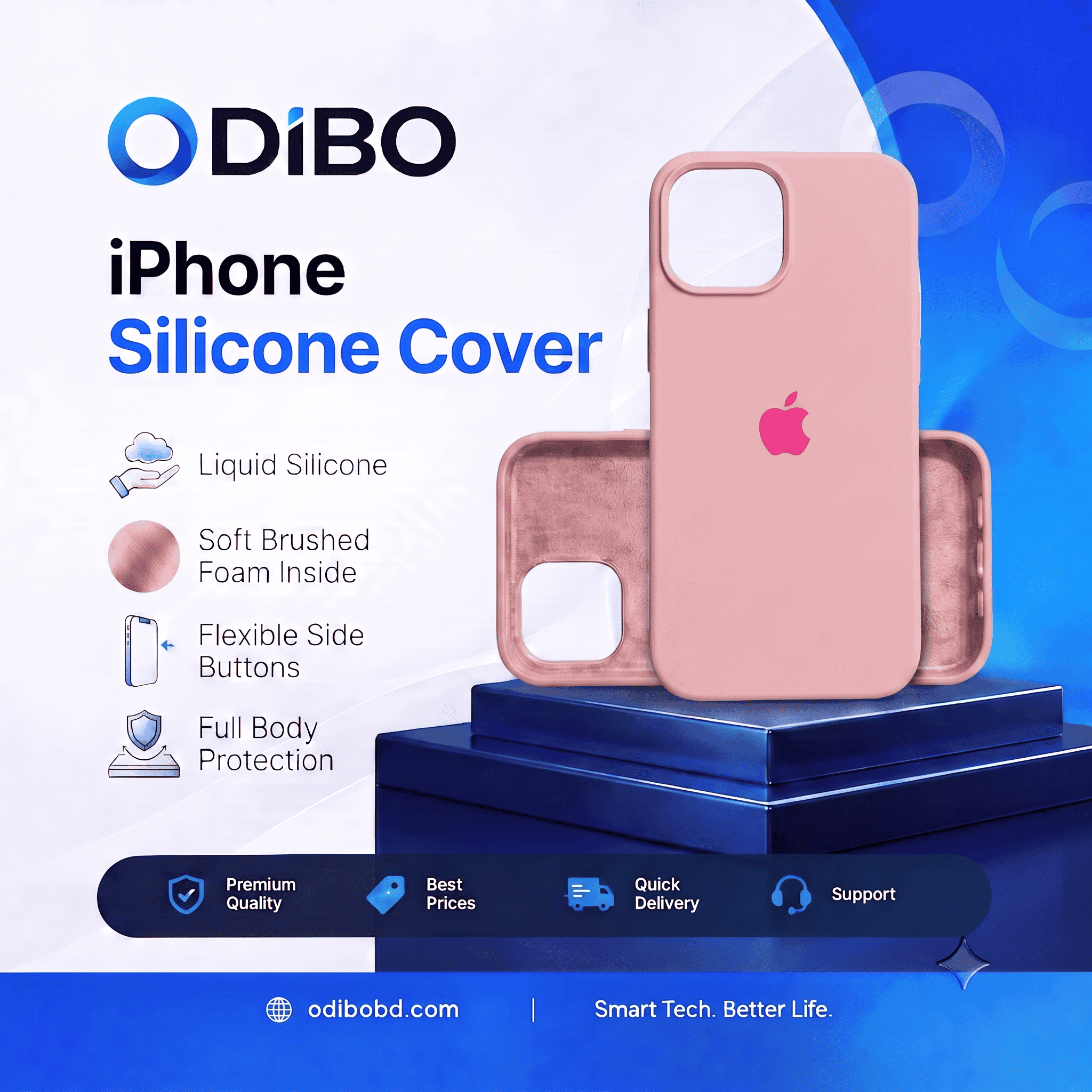 Pink Silicone Case