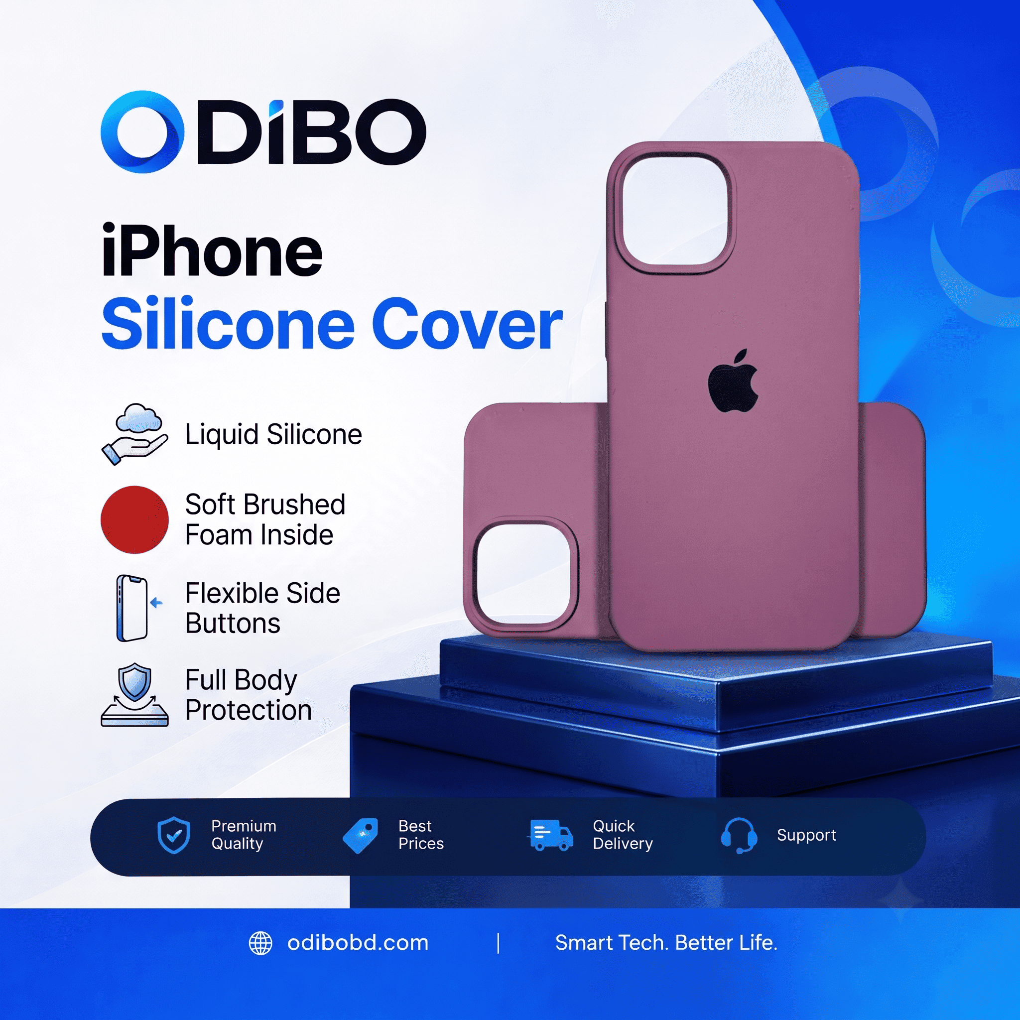 Purple Silicone Case