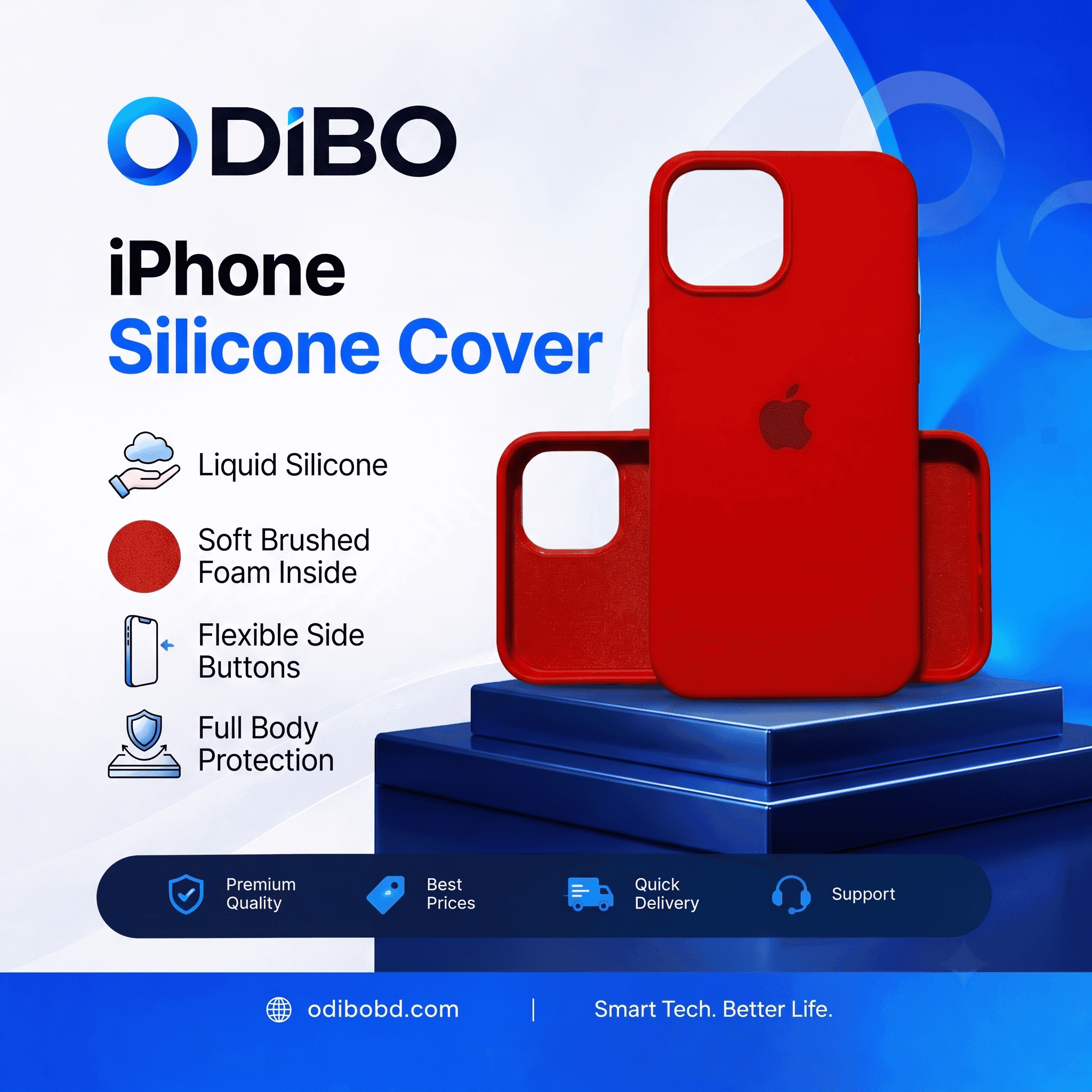 Red Silicone Case